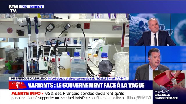 Story 1 : Le gouvernement face à la vague des variants du Covid-19 - 13/01