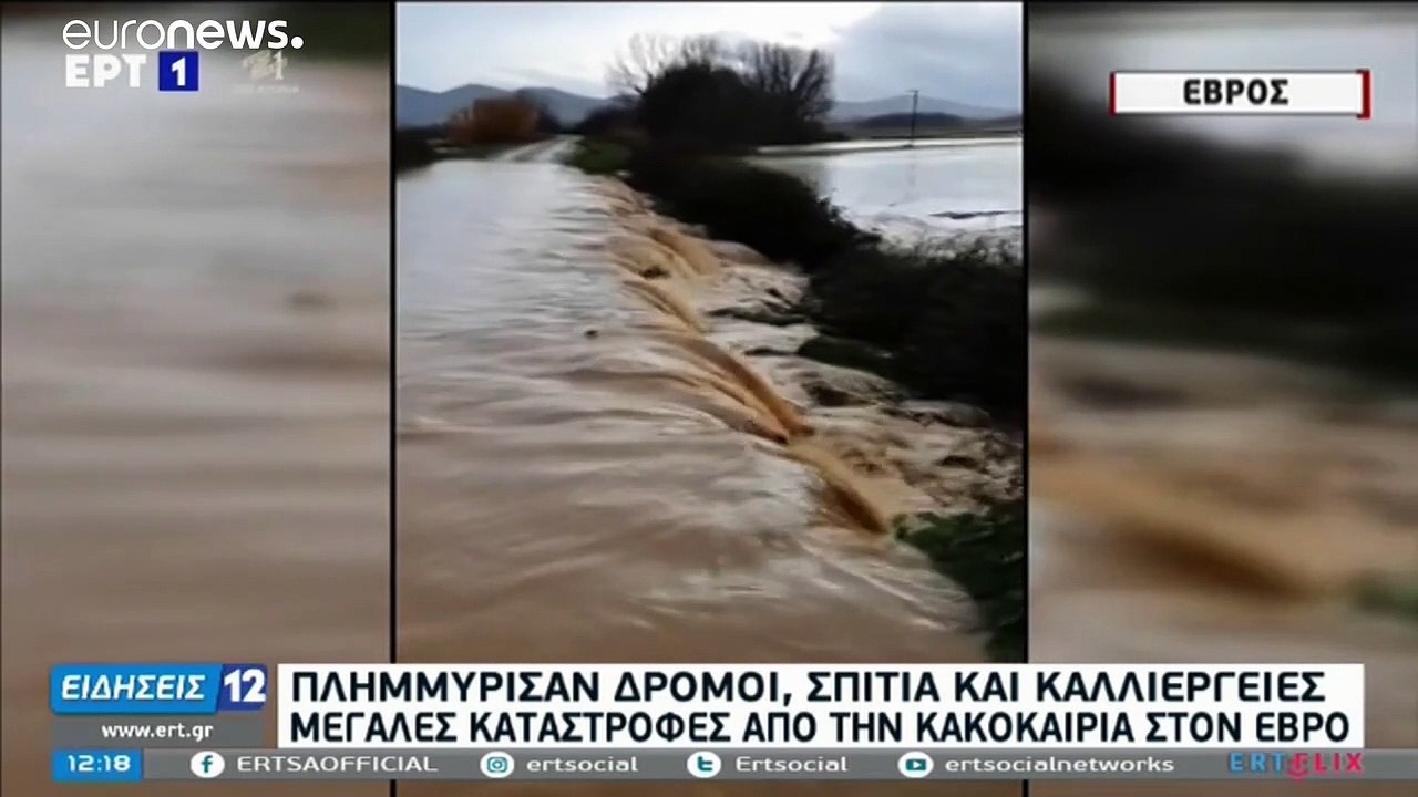 Heftige Unwetter setzen Teile Nord- und Zentralgriechenlands unter Wasser