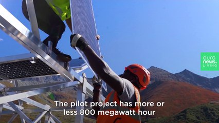 Extraordinary views from the world's first mountainous solar farm