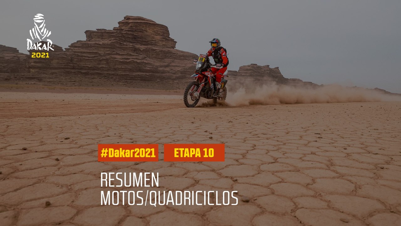 #DAKAR2021 - Etapa 10 - Neom / AlUla - Resumen Moto/Quadriciclos