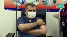 Sağlık Bakanı Fahrettin Koca Koronavirüs Aşısı Oldu İha