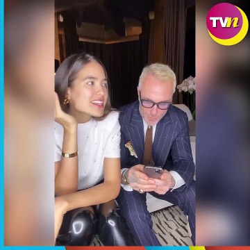 Gianluca Vacchi y Sharon Fonseca hacen divertida imitación de 'La familia P. Luche'