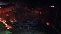 Trabzon'un Araklı ilçesi Taşgeçit mahallesinde çıkan yangın 6 saatte kontrol altına alındı