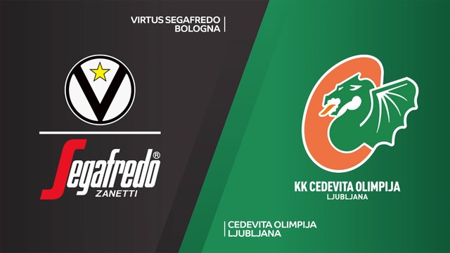 Virtus Segafredo Bologna - Cedevita Olimpija Ljubljana Highlights | 7DAYS EuroCup, T16 Round 1