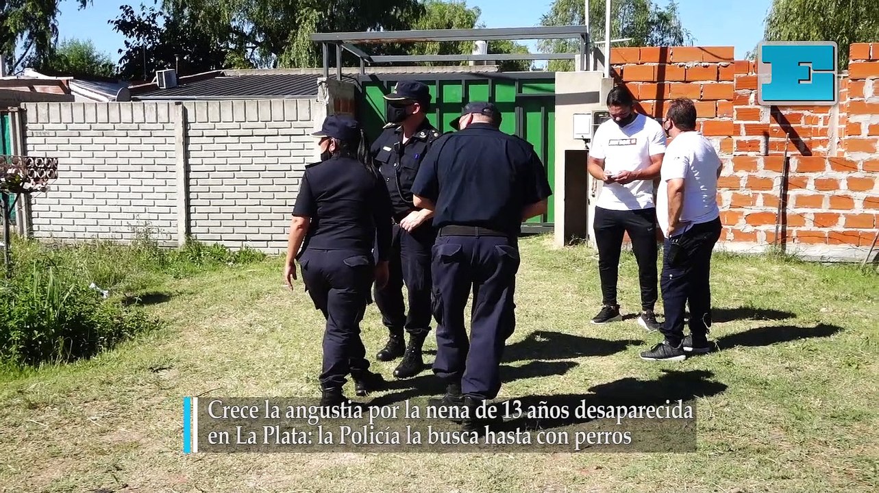 Crece la angustia por la nena de 13 años desaparecida en La Plata: la Policía la busca hasta con perros