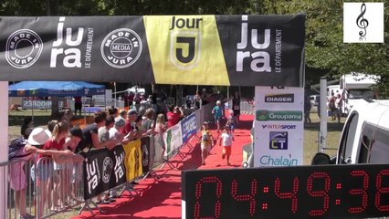 Triathlon de Vouglans Jura 2018 : Arrivée des relais Half