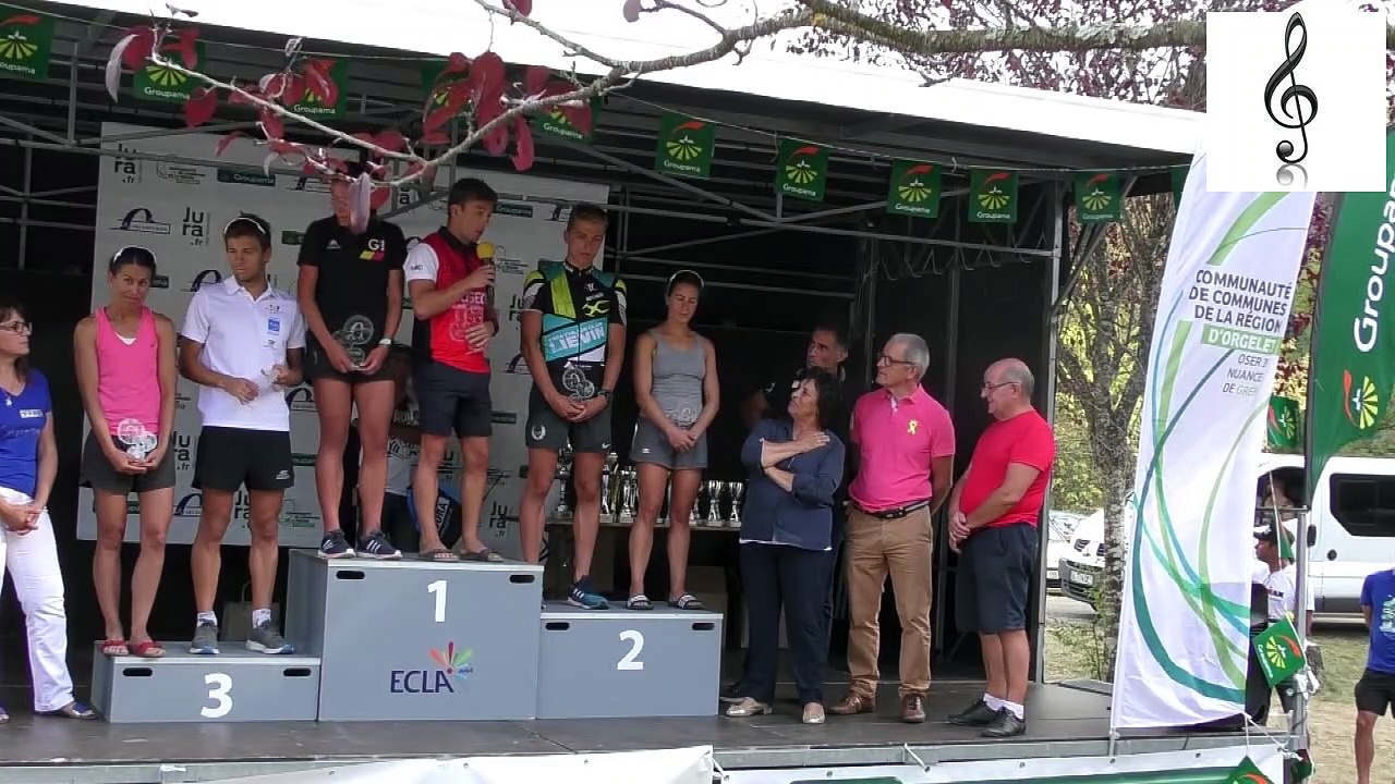 Triathlon de Vouglans Jura 2018 : Remise des prix S