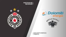 Partizan NIS Belgrade - Dolomiti Energia Trento Highlights | 7DAYS EuroCup, T16 Round 1