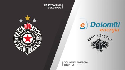 Partizan NIS Belgrade - Dolomiti Energia Trento Highlights | 7DAYS EuroCup, T16 Round 1