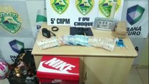 Choque e UPS Norte detêm 5 pessoas com cocaína, maconha e diversos objetos no Interlagos