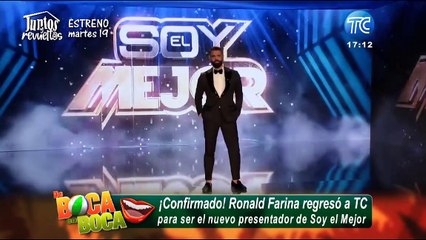  ¡Confirmado! Ronald Farina regresó a TC Televisión