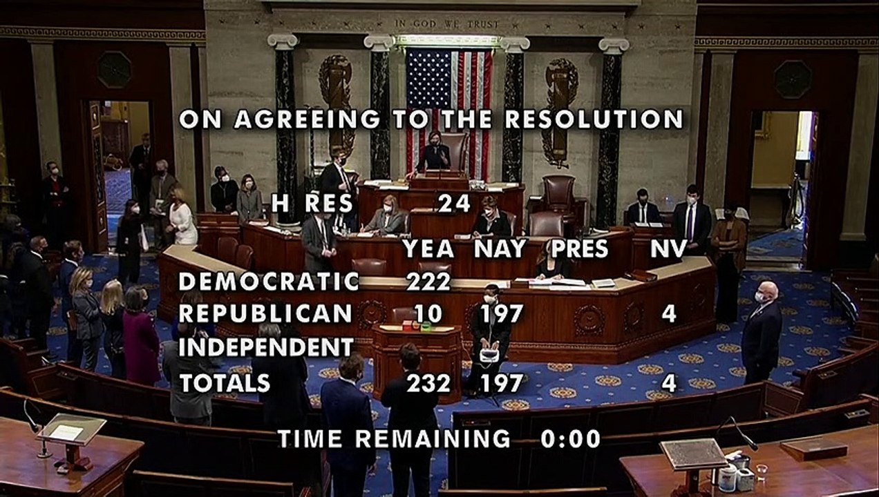 Impeachment: Donald Trump wegen Anstiftung zum Aufruhr angeklagt