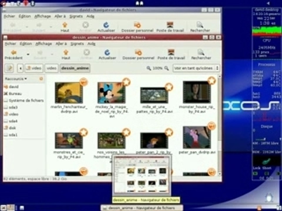 Demo beryl et cairo-dock sous ubuntu feisty 7.04