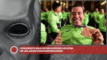 ¡Presidente AMLO entrega apoyos a atletas de los Juegos Parapanamericanos!