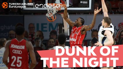Endesa Dunk of the Night: Jalen Reynolds, FC Bayern Munich