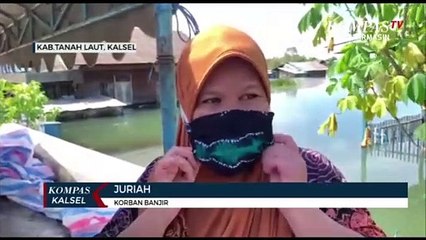 Banji di Desa Benua Raya Kabupaten Tanah Laut, Warga Pilih Mengungsi Akibat Air Semakin Tinggi