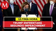 Nancy Pelosi firma segundo juicio político contra Trump