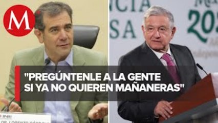 AMLO pide al INE no confundir propaganda con información