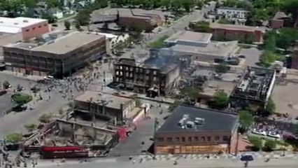 Minneapolis isyan sonrası harabeye döndü