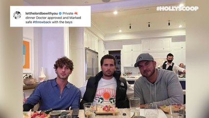 Scott Disick Shares Private Dinner Bromance With Love Island UK Pal Eyal Booker