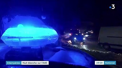 Intempéries : 2 000 automobilistes bloqués dans la neige sur l'A40