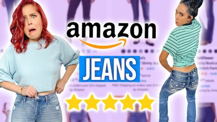 Guessing 1 vs 5 Star Amazon Jeans?!