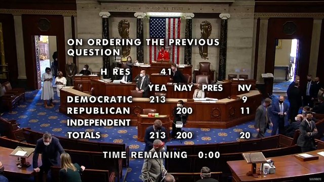 La Cámara de Representantes da luz verde al 'impeachment' contra Trump