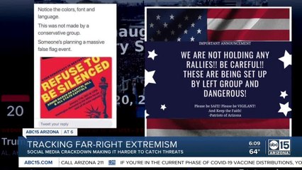 Tracking far-right extremism following social media crackdown
