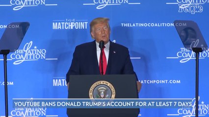 YouTube Bans Donald Trump's Account from Posting or Commenting for a Minimum of 7 Days