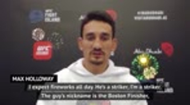 Holloway tells fans to 'expect fireworks' against Kattar on Fight Island