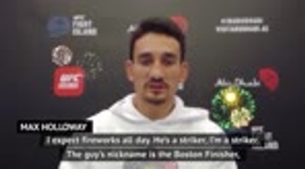 Holloway tells fans to 'expect fireworks' against Kattar on Fight Island