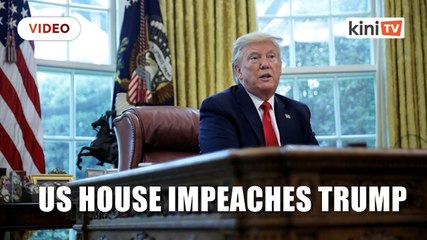 US House impeaches Trump for a second time; 10 Republicans vote yes