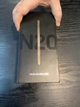 Samsung Galaxy Note 20 ultra 5G (Mystic Bronze, 12GB RAM, 256GB Storage)official english Unbox