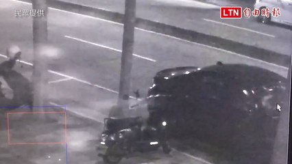 台中暗夜狂轟62槍畫面曝光！車主趁槍手換彈匣狂奔超驚魂
