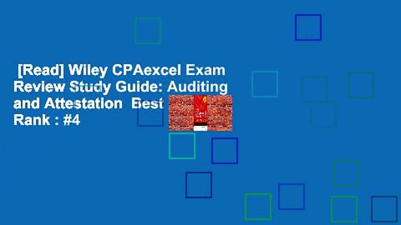 [Read] Wiley CPAexcel Exam Review Study Guide Auditing and Attestation