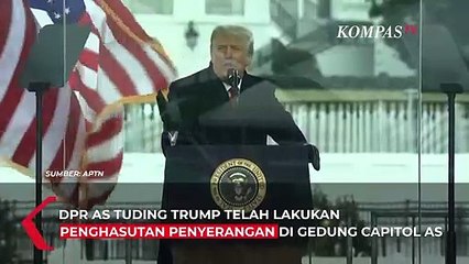 Kedua Kalinya! Trump Dimakzulkan DPR AS