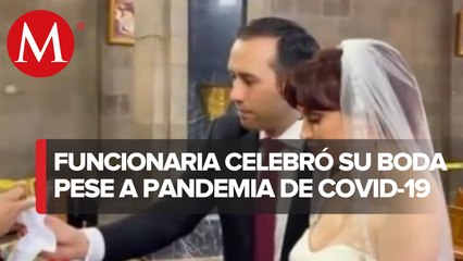 "No hubo más de 8 personas", dice Paola Félix sobre su boda en CdMx en semáforo rojo