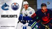 NHL Highlights | Canucks @ Oilers 1/13/21