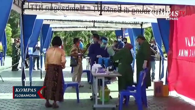 Penyuntikan Vaksin Covid-19 Perdana di NTT