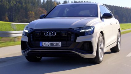 Audi Q8 TFSI e in Vicuna beige Driving Video