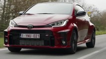 Toyota GR Yaris Circuit Pack in Red Driving Video