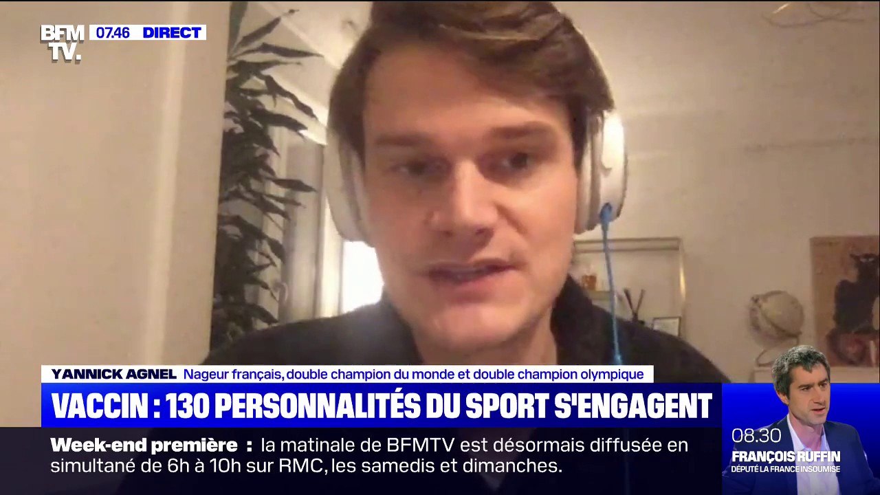 Le nageur Yannick Agnel s'engage à se faire vacciner contre le Covid-19, "la seule manière de retrouver le monde d'avant"