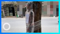 Gara-Gara Tak Mau Bayar Utang, Pemuda Ini Dibungkus Plastik dan Diikat di Pohon - TomoNews