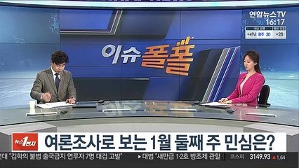 [이슈폴폴] 여론조사로 보는 1월 둘째 주 민심은?