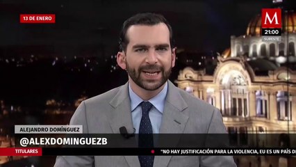 Milenio Noticias, con Alejandro Domínguez, 13 de enero de 2021