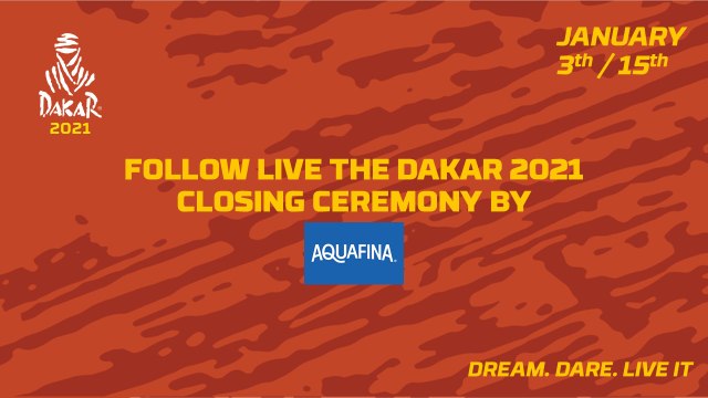 #Dakar2021 - Closing ceremony presented by Aquafina