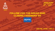 #Dakar2021 - Closing ceremony presented by Aquafina