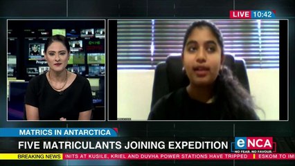 Five matriculants joins on Antarctica science expedition