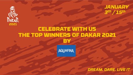 #Dakar2021 - Top 3 by category presented by Aquafina