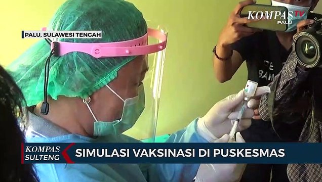 Simulasi Vaksinasi di Puskesmas